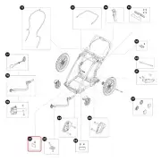 Thule Reflector White for Thule Chariot Sports Cross 2