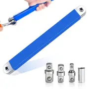Professional Impact Ready Offset Extension Wrench Set, Ratchet Extension Bar,...
