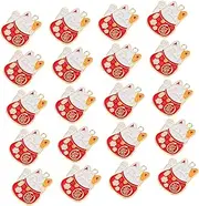 [GRADENEVE] 20pcs Cat Teaser Charm Alloy Animals Pendant for Keychain Making Charms Cat Embellishment Decor