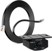 Bass Volume Control Knob with Extension Cable for Car Amplifier