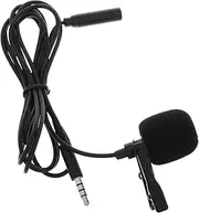 BESPORTBLE Small Microphone for Smartphones Miniature Lapel Mic with Noise Reduction Ideal for Singing Live Streaming