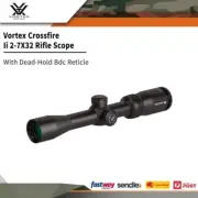 Vortex Crossfire Ii 2-7x32 Rifle Scope With Dead Hold Bdc Reticle #vocf231003