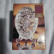 Vintage Crystal Egg Vase by Alexandra in 24 Percent Lead Crystal