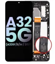 LCD Assembly W/Frame Compatible For Samsung Galaxy A32 5G (A326F/2021) OEM