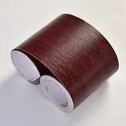 Wood Grain Repair Tape, Self Adhesive Wood Grain Repair Patch for Tables, Chairs, Baseboards, Doors, Windows, Floors, All Kinds of Furniture Renovation, Handicraft DIY(Red Sandalwood,12cmx5m)