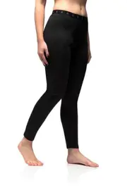 HEAT HOLDERS Original Black Base Layer Bottoms-Womens