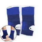 2x Ankle Foot Elastic Compression Wrap Sleeve Bandage Brace Support JCAUBDCQ