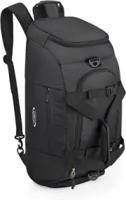 G4Free 40L 3-Way Duffle Bag Backpack Gym for Men Women Sports Black