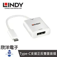 在飛比找蝦皮商城優惠-LINDY林帝 TYPE-C to DP 主動式 USB3.