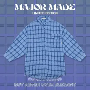 【MAJOR MADE】厚實千鳥格毛呢襯衫