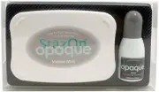 Tsukineko StazOn Permanent Solvent Ink Pad Set Reinker Opaque 109 mellow mint