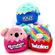Squishmallows 8” Plush Toys Unicorn Twizzlers Koala Bubble Yum Jolly Rancher New