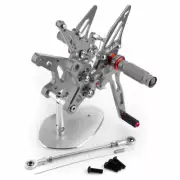 Adjustable Tita Rearset Foot Pegs Rest Pedal For Kawasaki ZXR 400 Ninja 2018 UA