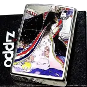 Zippo Aoi no Ue The Tale of Genji Yoshitaka Amano Etching Japan Limited Lighter