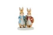 Beatrix Potter Peter Rabbit Figurine - Peter Rabbit & Flopsy in Winter