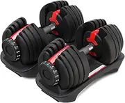 LSG V1 Adjustable Dumbbell 2.5kg-24kg Pair with Smart Locking System & Contoured Handle for Easy Gripping 15 Weight Selections Simple Weight Selection Dial for Easy & Quick Changes