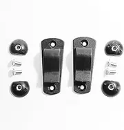 Vincita Bike Pannier Hooks Kit - to Convert Any Bag Into A Bicycle Pannier Bag -Can Be Used with Rack Diameter Up to 13 mm- One Set of Pannier Mounting Attachment Hardware (Plastic)
