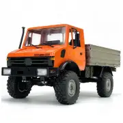 LDRC 1201 1/12 2.4G 4WD RC Car Unimog with Differential Lock Two Speed Metal Transmission Gearbox LED Light Military Cli