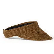 Sunray Roll Up Sun Visor - Dark Natural