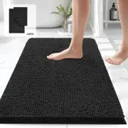 Chenille Bathroom Rugs Sets 2 Piece, Thick Plush Bath Rugs Non Slip Washable,...