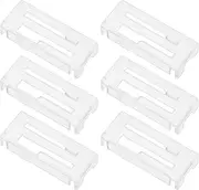 Pack of 20 Servo Extension Cable Clip Locking Connector Fixed Connection Plastic Anti Loosening Buckle 31 x 13 x 5 mm Suitable for DIY RC Aeroplane Ship Model Transparent