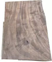 Nice Bastogne Walnut block, 2 1/2 x 14 3/8 x 10 1/4-9 1/2 curl, color! 31425-1