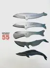 Whale Utility Knife Set of 5 High Carbon Steel Made in Japan KUJIRA Handmade