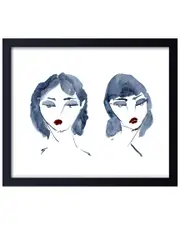 Ready2HangArt Sisters No 3 Framed Print Wall Art