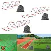 Agility Ladder Rugby Easily Set up Folded Versatile Football Footwork Ladder