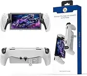 WUXIDIXI Case for Playstation Portal Remote Player, TPU PS5 Portal Remote Player Kickstand Case - White