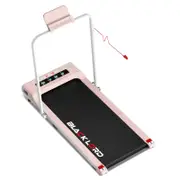 BLACK LORD Treadmill Electric Walking Pad Under Desk Foldable Gym 400mm Pink