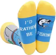 [IRISGOD] I'd Rather Be Funny Dress Socks for Men and Women | Humor Joke Gifts