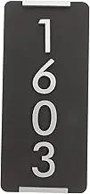 LIFKICH Personalized House Number Sign Plaque for Office Outdoor Address Plate for Mailboxes Doors Vertical Installation Attractive Design