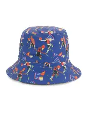 [Morgan & Taylor Mini] Mini Basketball Bucket Hat in Navy Blue
