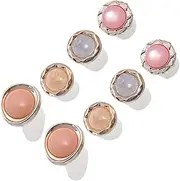 DECORNIJIA Japanese Silicone Nail Splitter Toe Separator Flexible Finger Spacers for Nail Art Cute Flower Design for Home Salon Use for Personal Professional Manicure