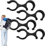 Trekking Pole Clip - Stick Holder Clamp | Trekking Pole Storage Organizer Clip | Double Rod Buckle Connector for Hiking Camping, Walking Poles Stick, Double Rod Buckle Connector for Outdoor