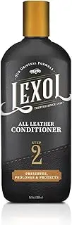 Lexol All Leather Conditioner for Car Seats and Interiors, Couches and Furniture, Shoes and Boots, Bags and Jackets, Baseball Gloves and Horse Saddles, and More, 16.9 oz Bottle (Step 2 of 2)