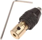 Hex Shank Round Handle Three-Jaw Screwdriver Driver Adaptor THGS Mini 0.3-3.5mm Electric Drill Chuck Bit Tool Set Chuck(3.17mm)