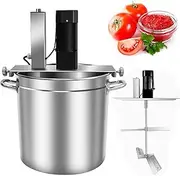 Automatic Pot Stirrer Mixer,Commercial Food Mixer with 4 Blade Stirring Scraper, Hot Pot Seasoning Bottom Soup Sauce Stirrer,Adjustable Stirring Speed,for Making Jam, Sauce, Filling(40L)