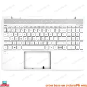 HP ENVY 15-ED L93227-001 backlit US keyboard palmrest silver Discrete graphics