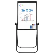 Stand White Board - 36x24 Magnetic Dry Erase Board Flipchart Easel Whiteboard...