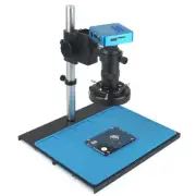 Digital Electronic HDMI USB Microscope Magnifier Adjustable 130X Lens Zoom Stand