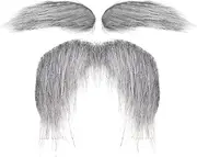Mustache Eyebrows Costume Props for Easter Celebrations, gray