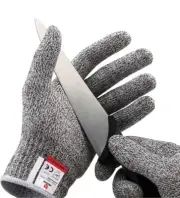 21 Pairs NoCry Cut Resistant Gloves - Ambidextrous, Food Grade, Size Small