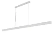 Java White Linear Bar Pendant Light