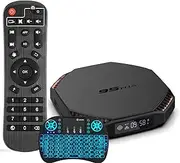 Android 11.0 TV Box, with Backlit Mini Keyboard 8GB RAM 128GB ROM RK3356 Quad-Core 64Bit Cortex-A53 Support Dual-WiFi 2.4Ghz/ 5Ghz WiFi 4K/8K UHD Bluetooth 4.0 Set Top Box,4gb+32gb