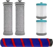 Roller Brush Pre Filter Hepa Filter Replacement, Compatible for Tineco A10 A11 Hero A10 A11 Master Pure 1 S11 S12 PWRHERO11 Cordless Vacuum Cleaner Spare Parts(Set d)