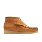 Clarks Wallabee Boot Mid 26176627 Mens Brown Leather Lace Up Chukkas Boots