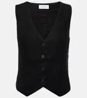 [Velvet] Velvet Mylie linen vest AU 16 black