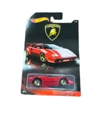Hot Wheels Lamborghini Series LAMBORGHINI COUNTACH Red w/Gold 5 Spoke New